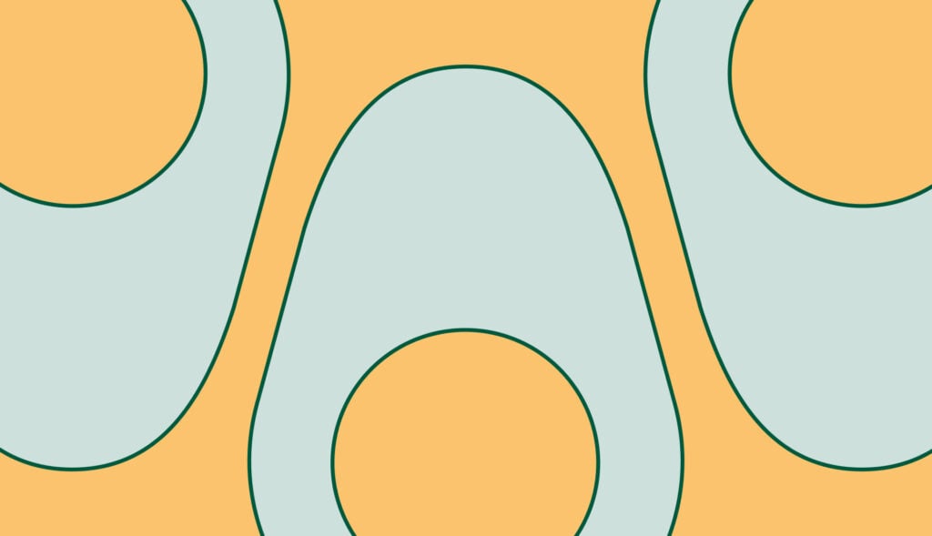 Cross-section of three halved eggs symbolizing sulfur smell in hot water.