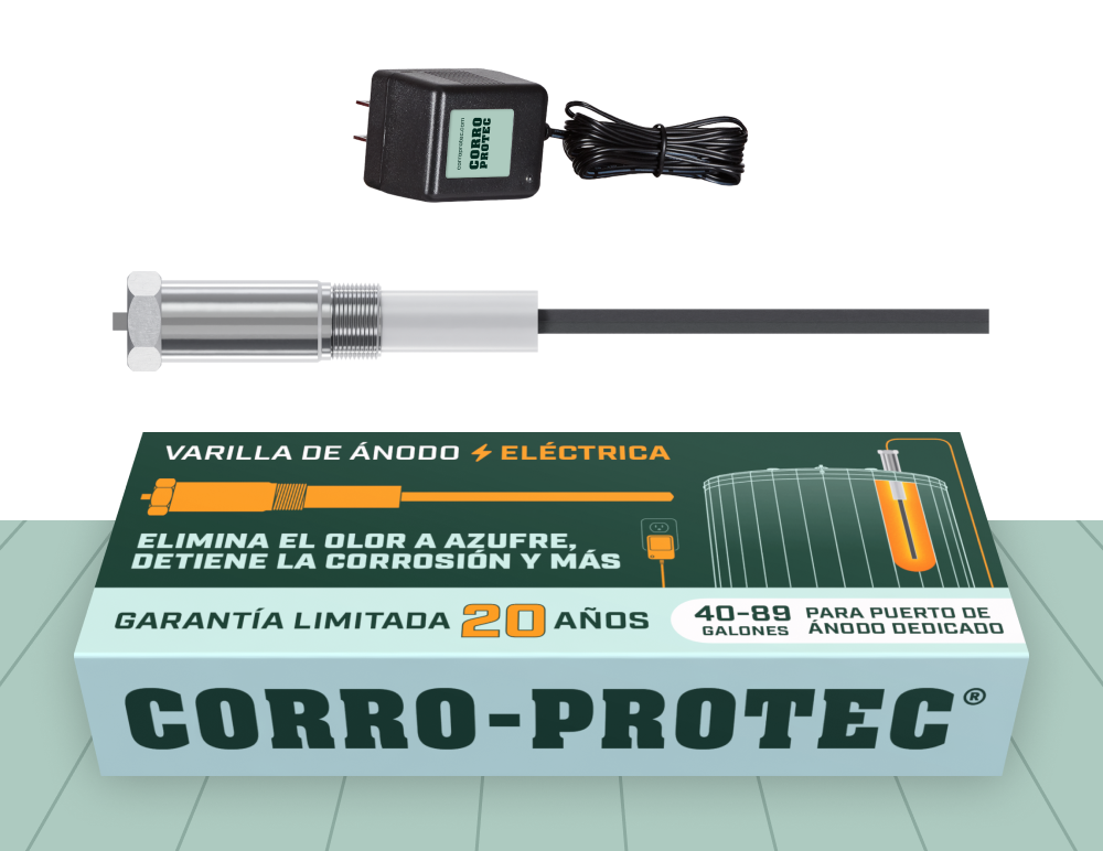 Varilla de ánodo eléctrica para calentadores de agua residenciales de 40-89 galones