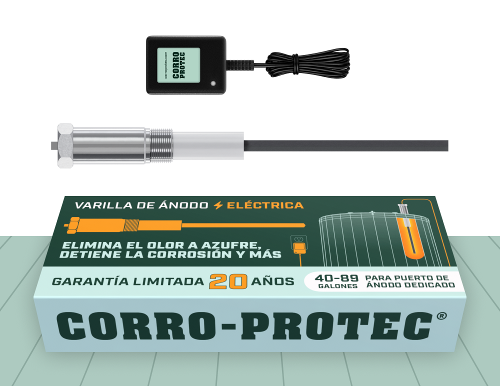 Varilla de ánodo eléctrica para calentadores de agua residenciales de 40-89 galones