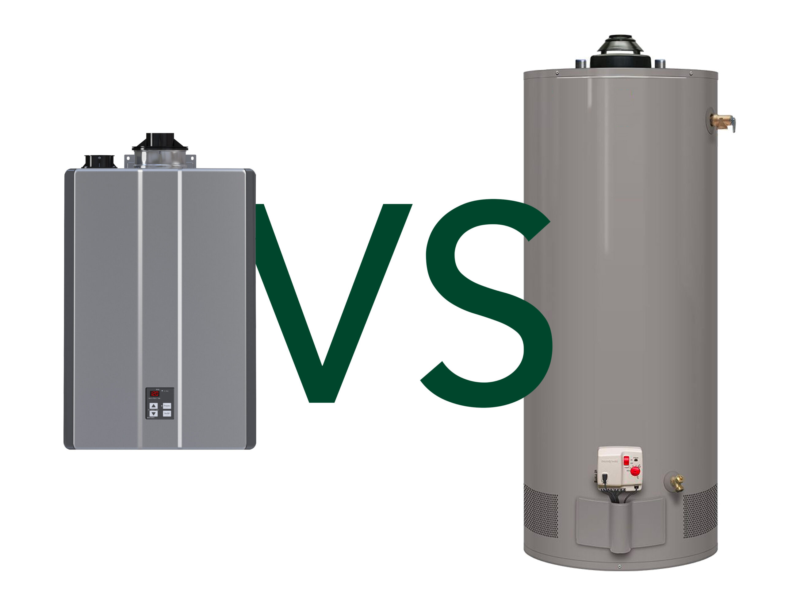 tank vs tankless water heater