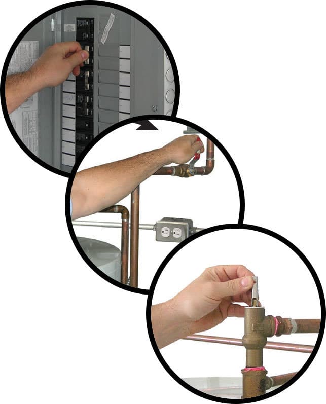 Rod Inside Water Heater