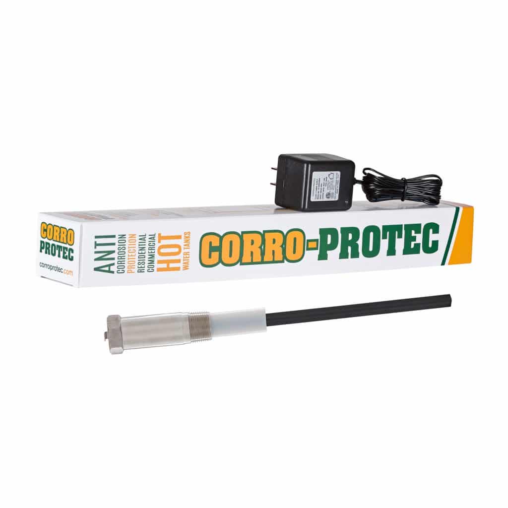 Pinapatakbo ng Corro-Protec ang anode rod