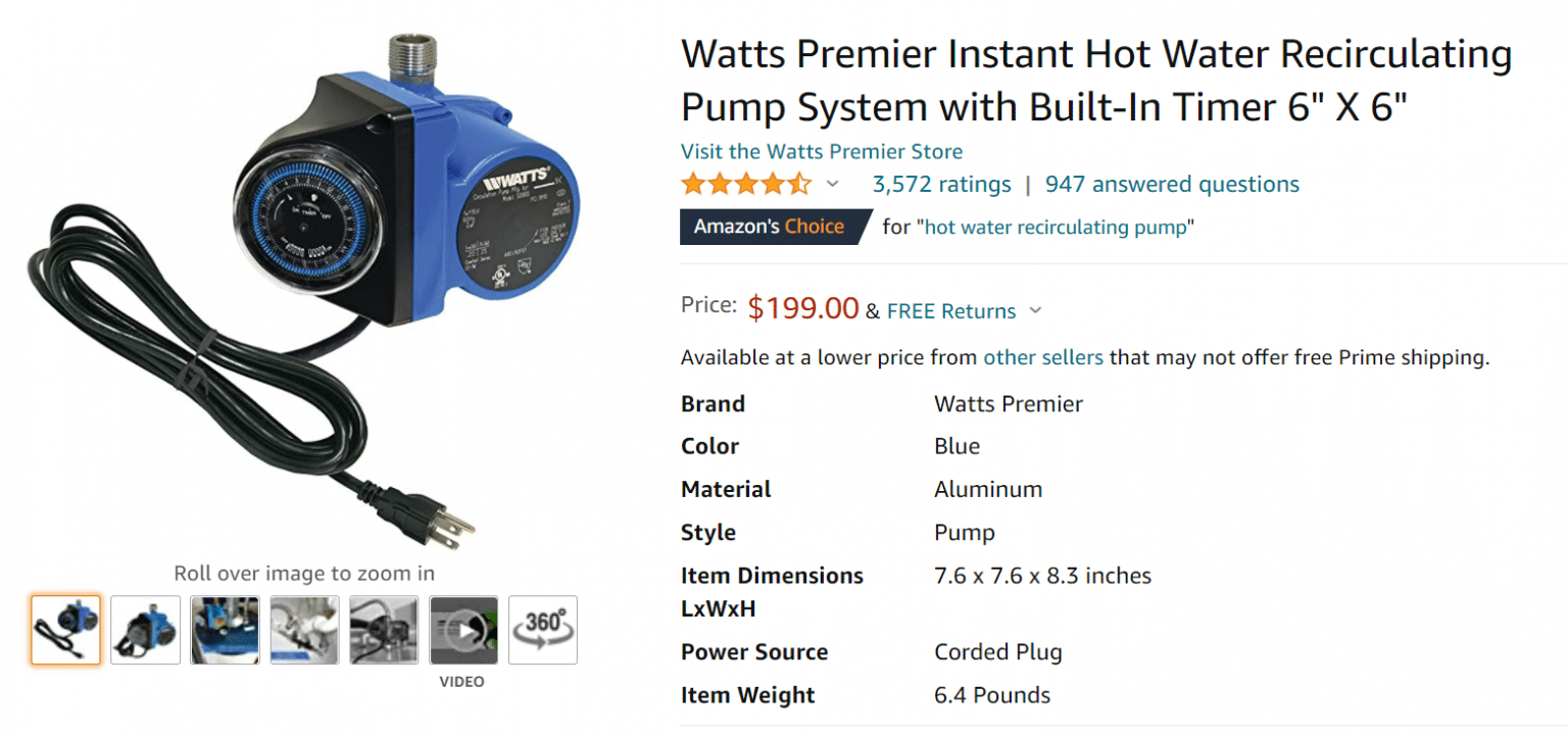 Water Heater Recirculating Pump Why And How Does It Work?